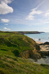 Coastpath at Marloes, St Brides Bay Pembrokeshire  Wales