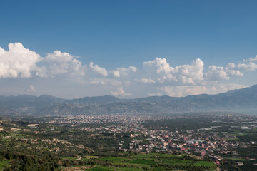 View the city from above  Samandağ,Hatay