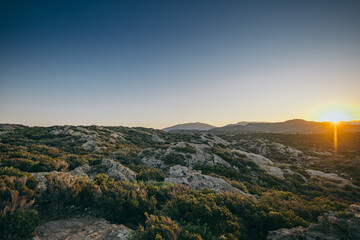 A rocky hill a travel