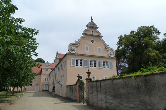 Giebel Jagdschloss Kranichstein in Darmstadt