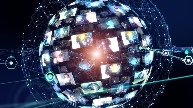 グローバルネットワーク  CGアニメーション