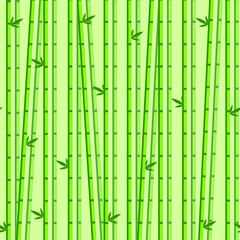 Seamless pattern with bamboo forest.