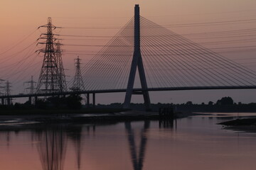 Obraz premium Flint Bridge, North Wales
