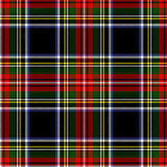 vector illustration of seamless blue and white tartan background - 360634098