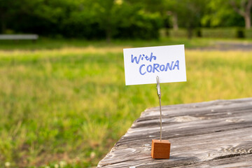 with corona［card］