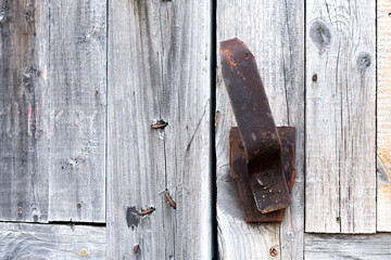 Vertical pattern of wooden grunge wall