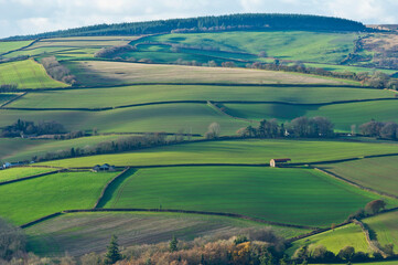 Fototapeta na wymiar Exmoor landscape, South West England