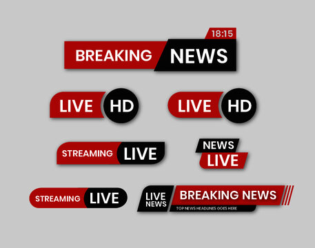 breaking news templets live.straming 