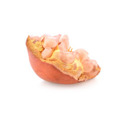 Pomegranate on a white background