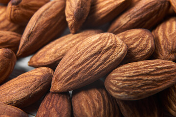almonds close up