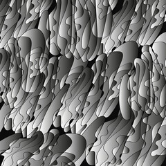 Obraz premium Abstract background. Vector illustration. Modern pattern. Black and white abstract texture.