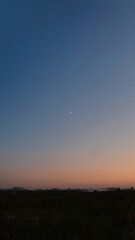 sunset in the sky