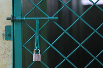 lock on the gate