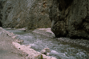 Mountain river in the mountains