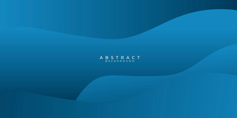 Abstract blue background. 
Paper layer circle blue abstract background. Curves and lines use for banner, cover, poster, wallpaper, design with space for text. 