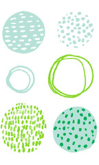 Scandinavian design illustration material