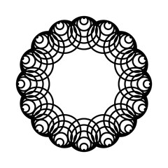 Design monochrome decorative element