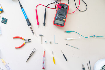 Tools word formed by equipments