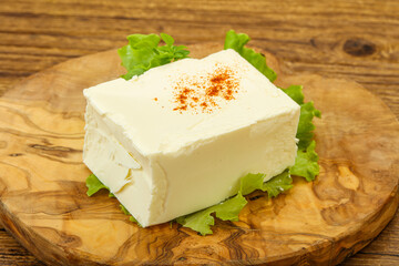 Greek traditional soft feta cheese