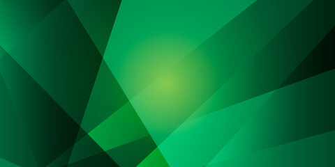 Green abstract background light geometry 