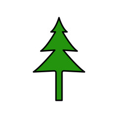 Obraz premium Pine tree icon