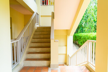 stair step on building