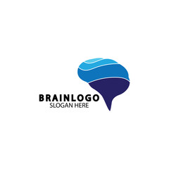  Brain logo designs concept vector, Health Brain Pulse logo, Brain care  logo template vector