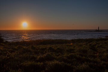 sunrise on the sea