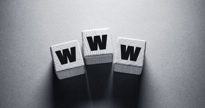 WWW Word with Wooden Cubes