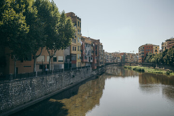 A bridge over a body of water