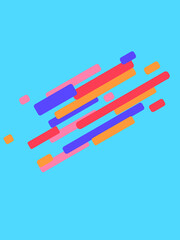 Geometric wallpaper. Presentation layout as vector graphic. Colorful vector illustration. Business, commercial background.