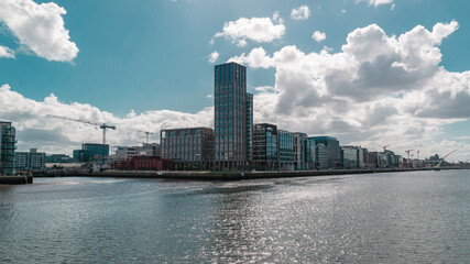 Obraz premium Grand Canal Dock, Dublin, Ireland