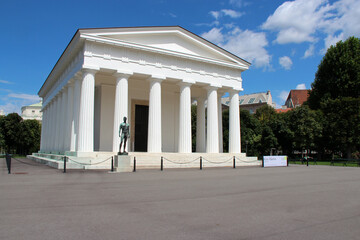 in a public garden (Volksgarten) in vienna (austria)