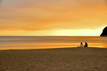 逗子海岸 夕景/Zushi Coast Sunset