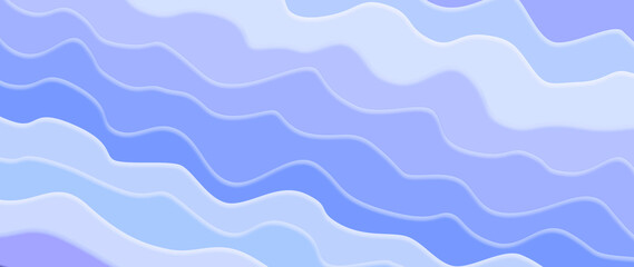 Beautiful abstract blue waves texture
