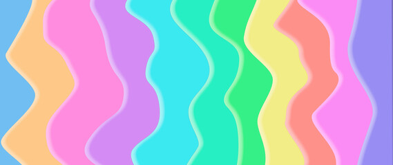 Seamless pattern backdrop with colorful stripes