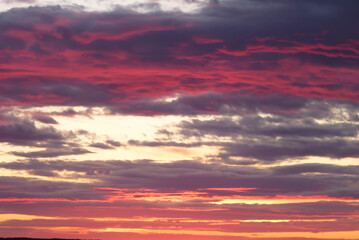 Ciel en soirée