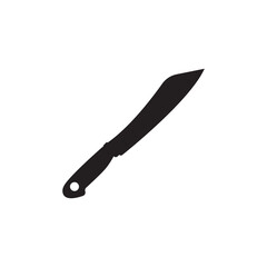 Knife icon. Vector logo illustration