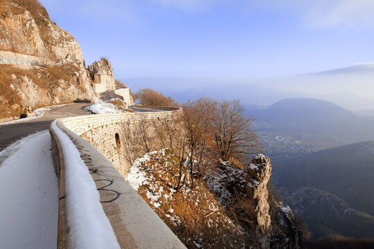 winter in the mountains