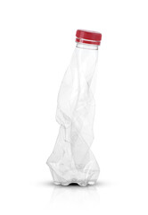 plastic crushed bottle