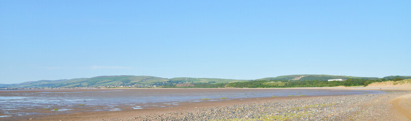 Sandscale Haws, Barrow in Furness, looking up at Black Combe and the Lake District