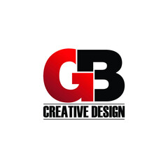 Letter GB logo icon design vector. monogram logo vector illustration
