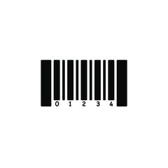 Barcode Icon Vector Logo Template