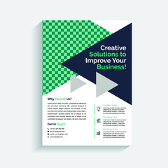 Modern corporate flyer template