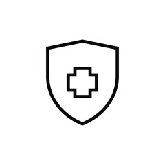 Shield Icon Vector Logo Template