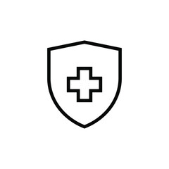 Shield Icon Vector Logo Template