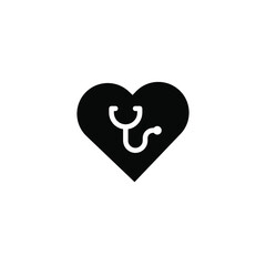 Love/Heart Health Icon Vektor Templete Illustrator