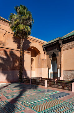 Saadian Tombs In Marrakesh