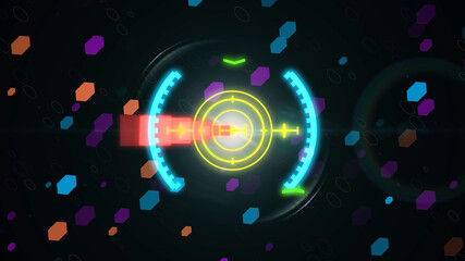 New HUD elements with highlights. Sight mode.