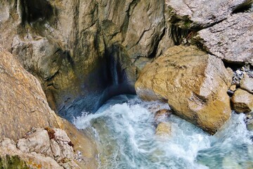 Rosenlaui-Gletscherschlucht, Meiringen, Schweiz